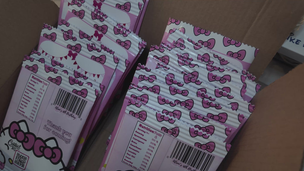 Custom Chip Bags Party Favors