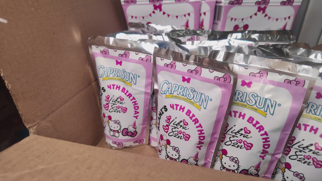 Custom Caprisun Labels Party Favors