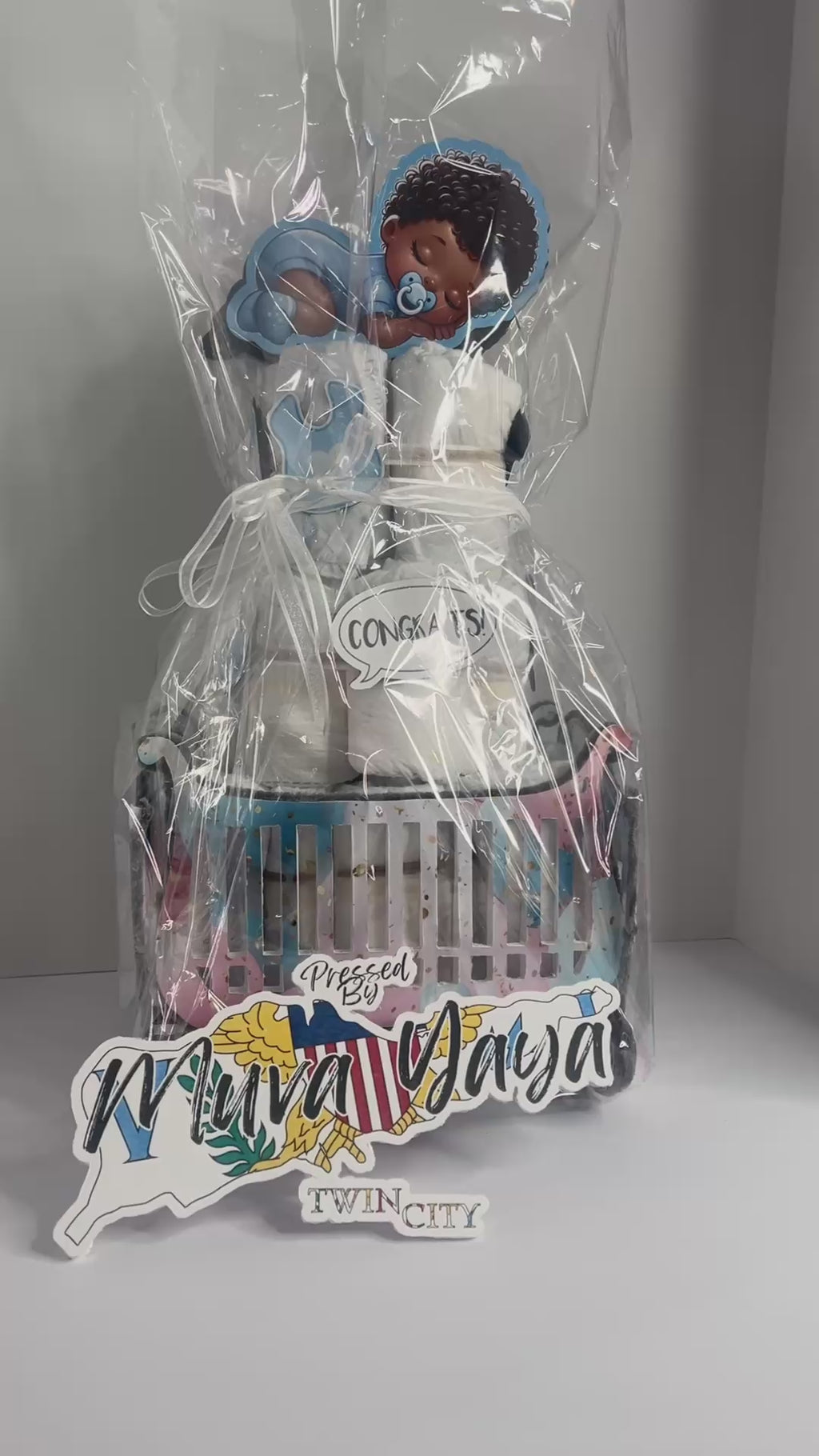 Diaper Crib Gift Box Shower Gift Set