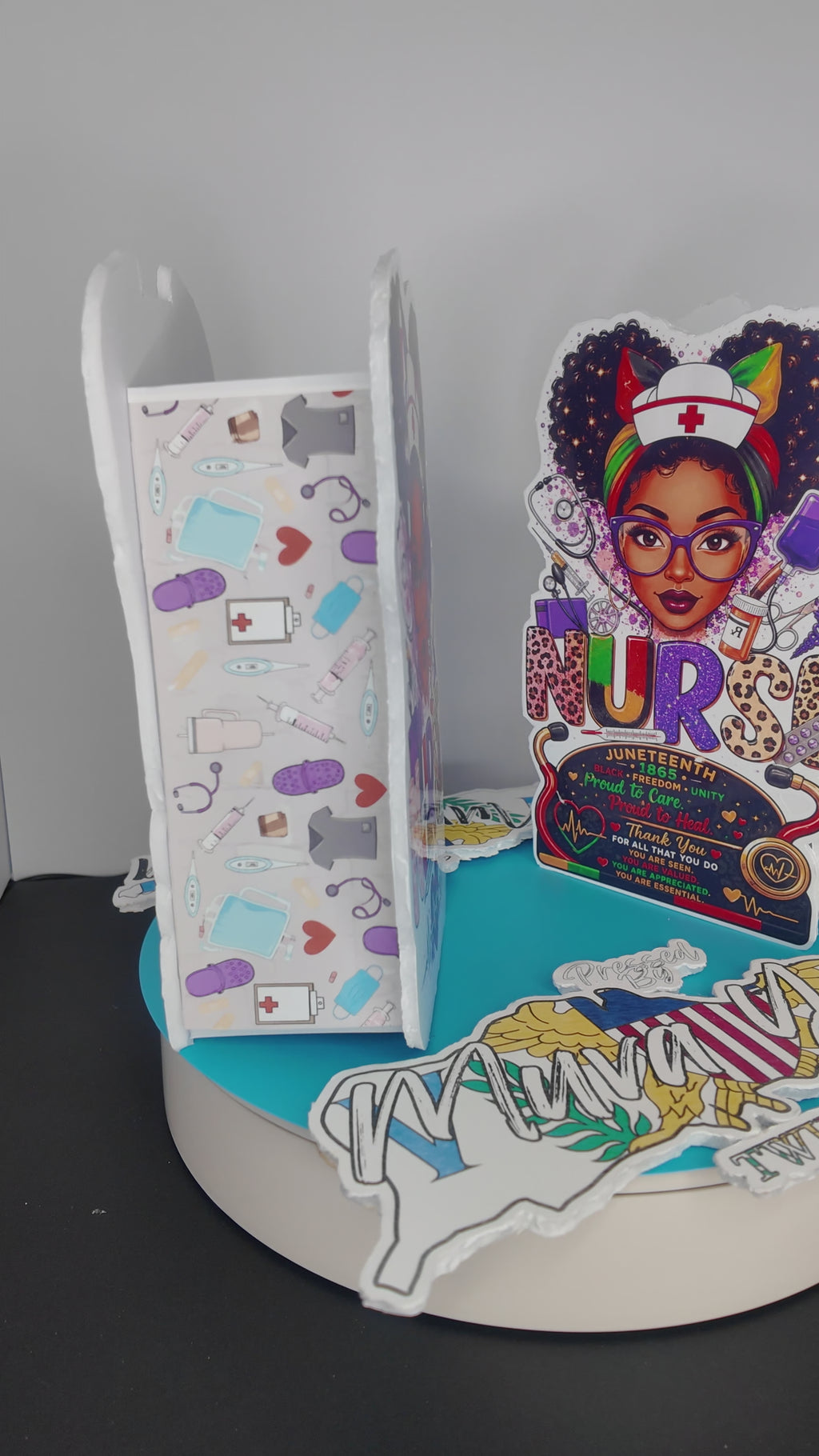 Nurse Appreciation Gift Box | Custom Nurse Week Keepsake Box | Personalized Nurse Gift