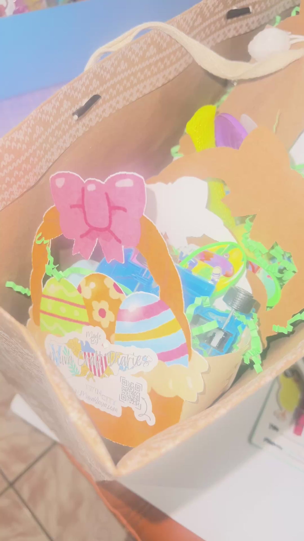 Easter Activity Box Play-Doh, Activity Box Basket,
