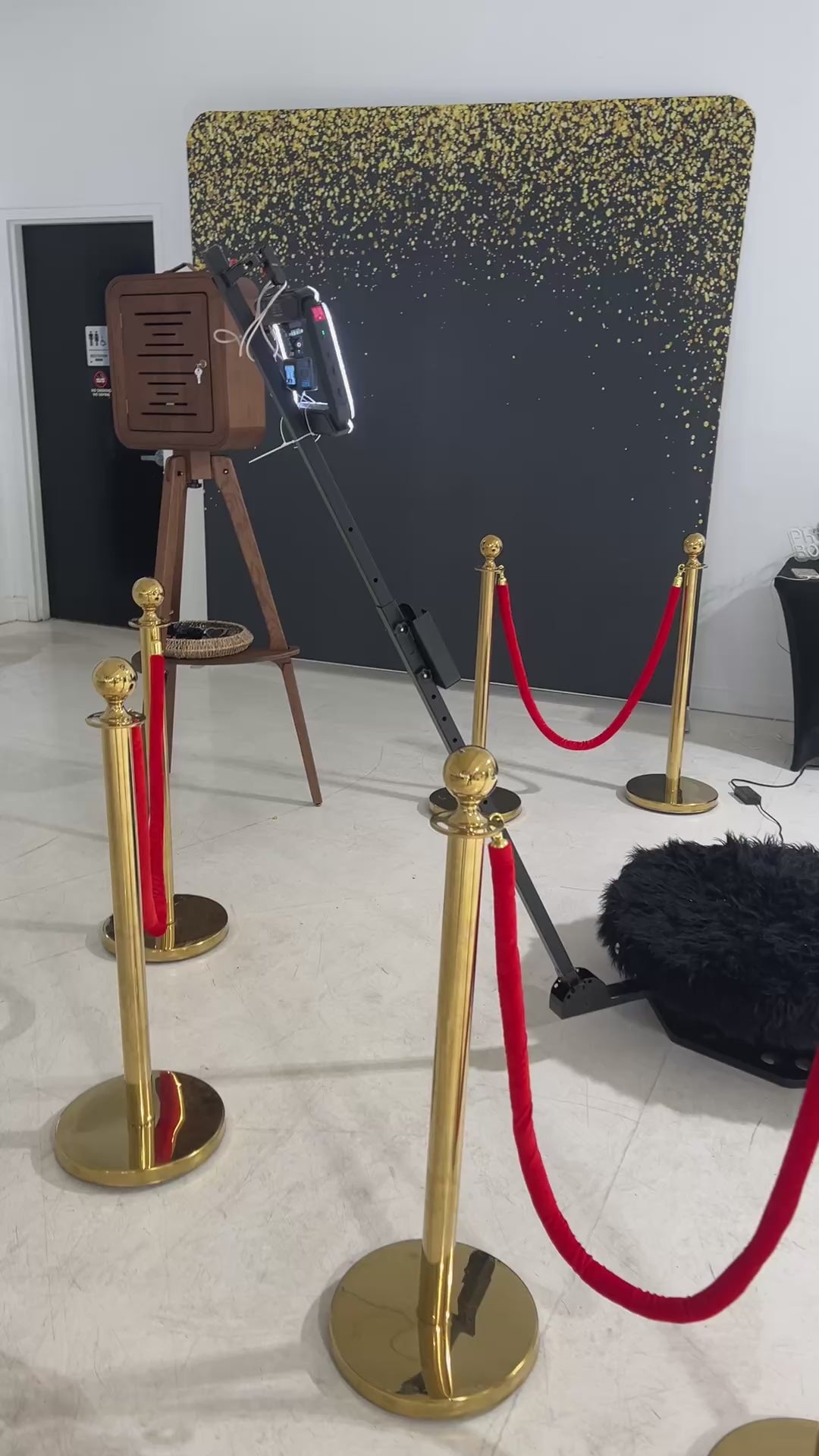 360 Spinning PhotoBooth & Wooden PhotoBooth Combo