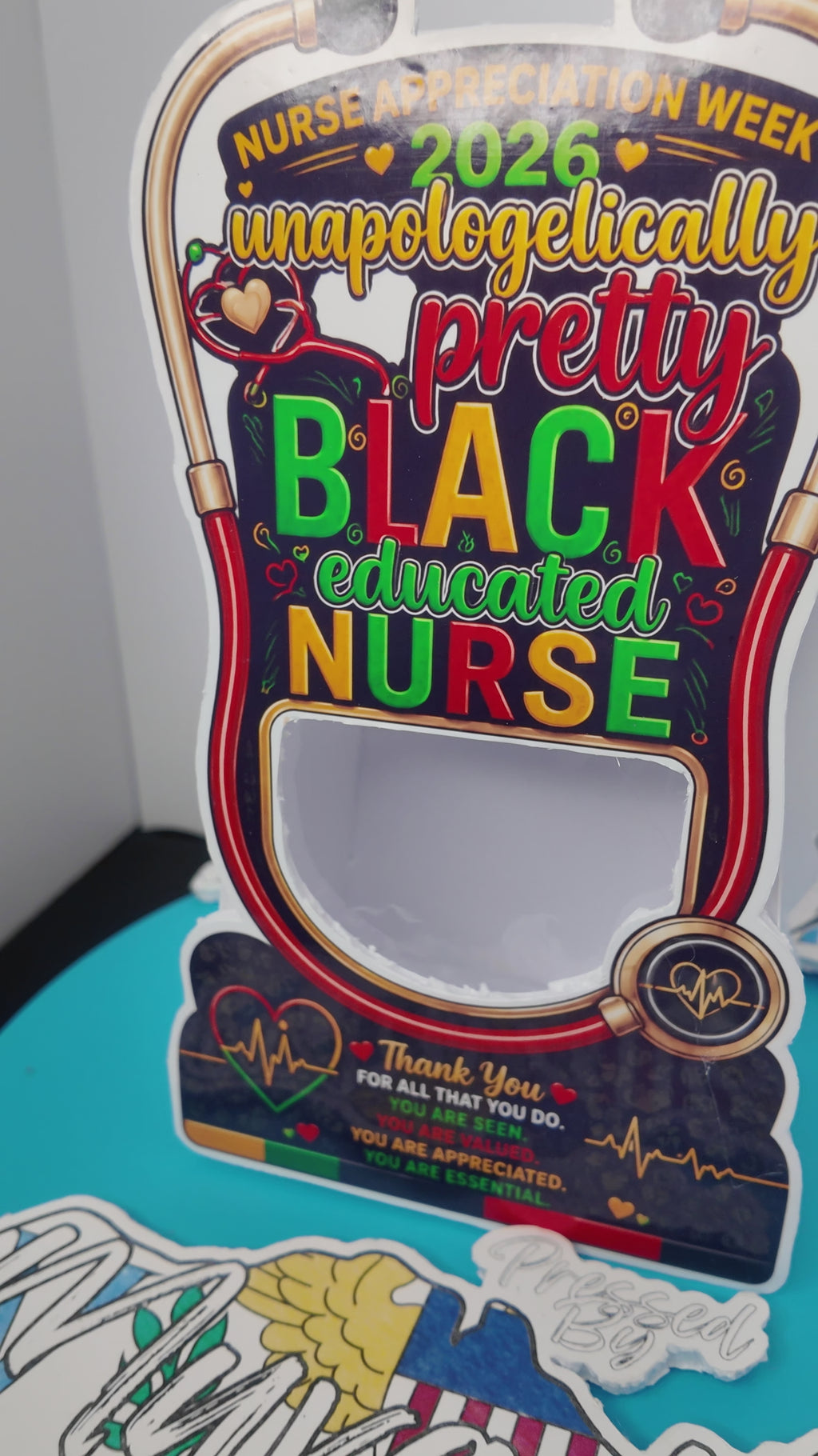 Nurse Appreciation Gift Box | Custom Nurse Week Keepsake Box | Personalized Nurse Gift