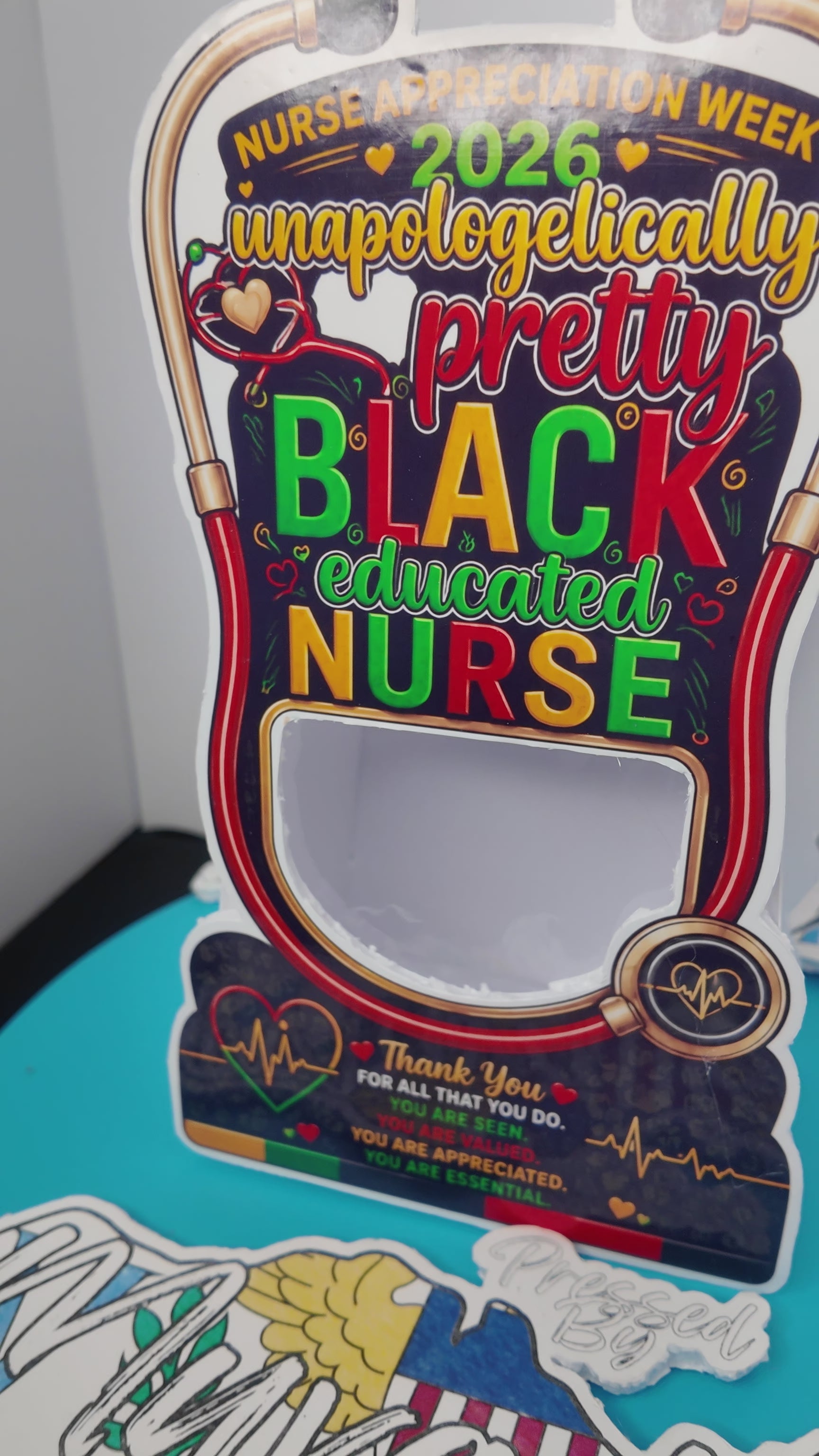 Nurse Appreciation Gift Box | Custom Nurse Week Keepsake Box | Personalized Nurse Gift