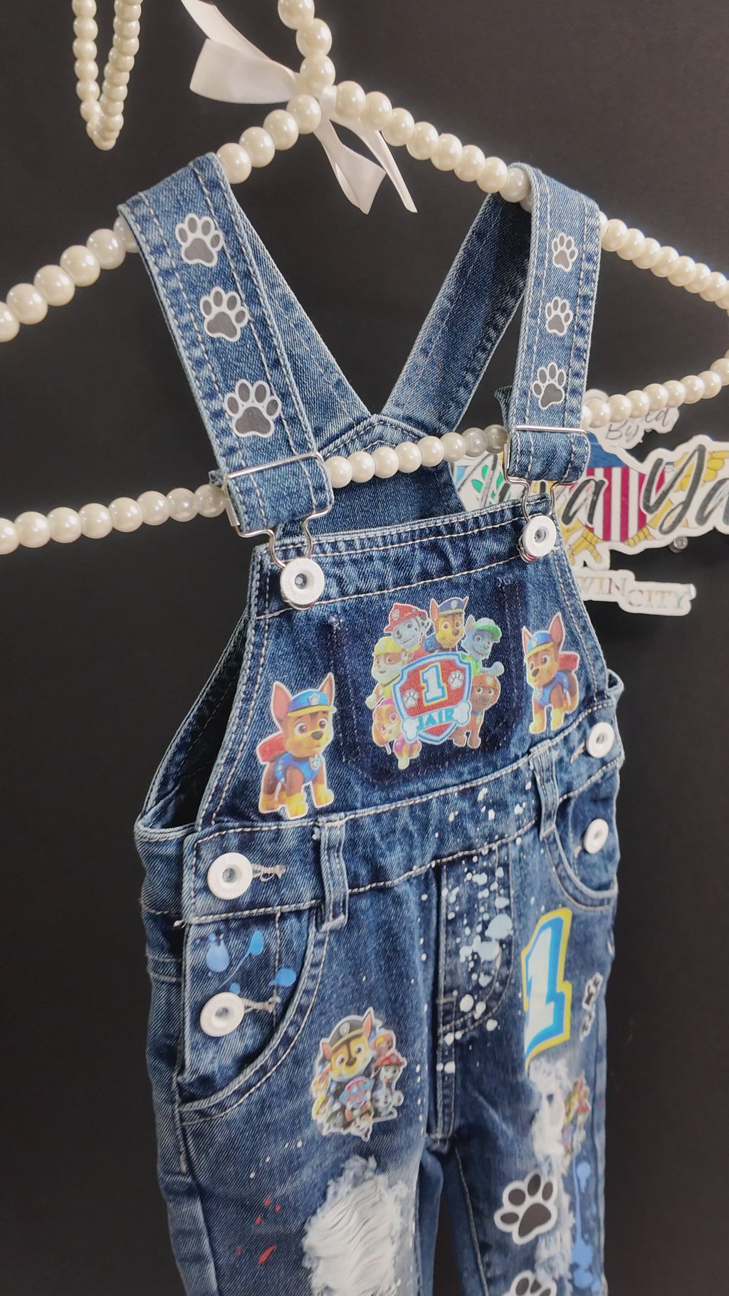 Custom overalls for kids