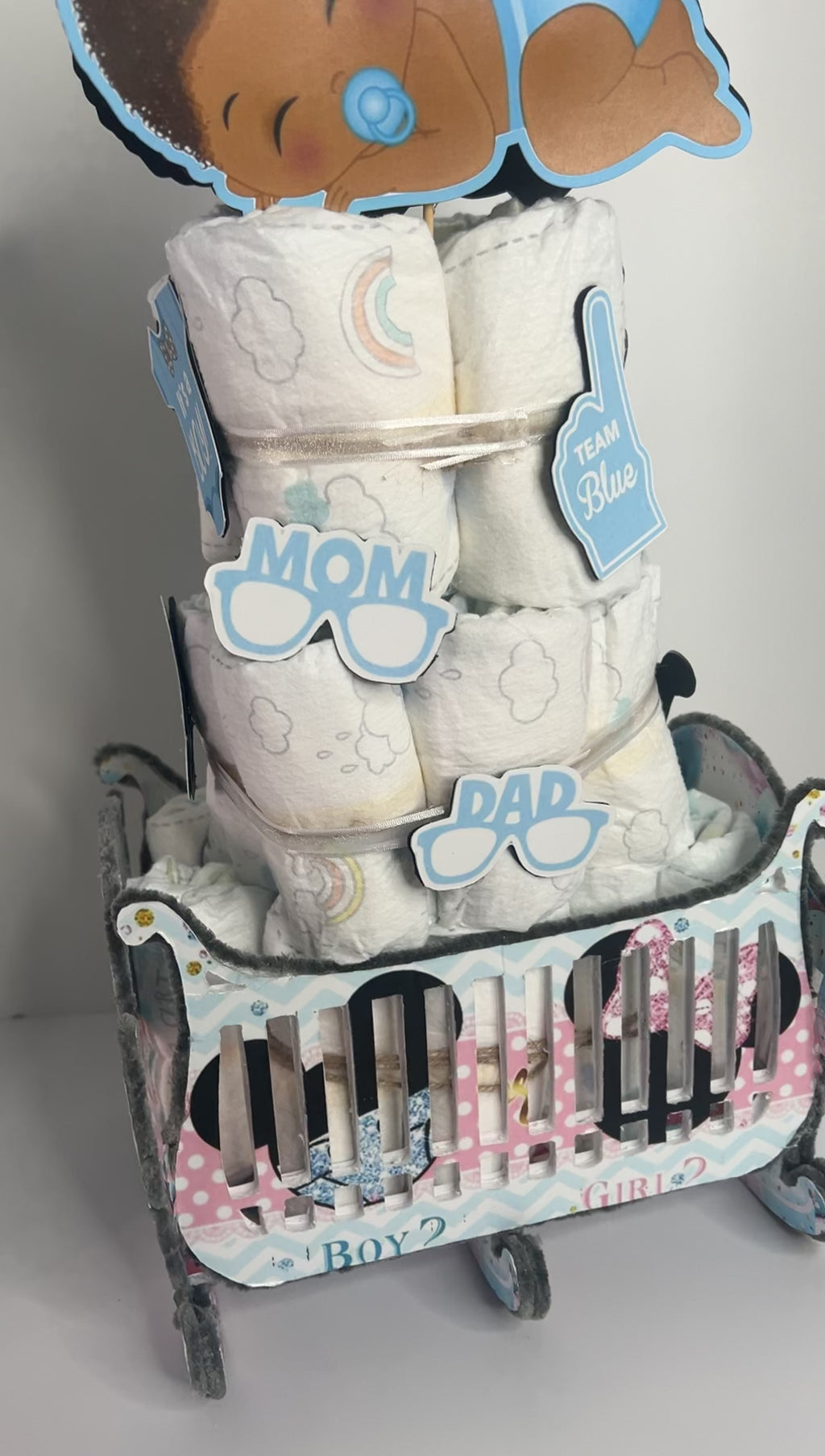 Diaper Crib Gift Box Shower Gift Set
