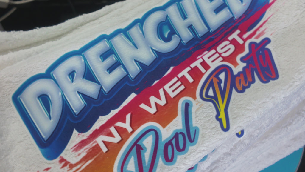 Custom Logo Washcloths | Personalized Gym Towels | Run Club, Fitness, Spa & Event Favors