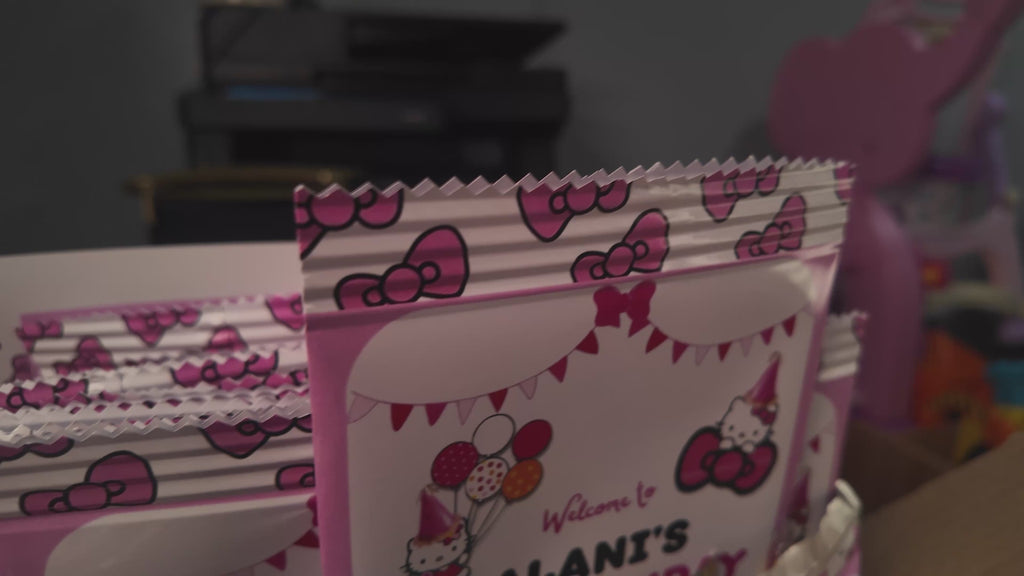 The Complete Party Starter Pack: Labels & Chip Bags & MORE! Assembled & Shipped Party Favors